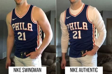 swingman jersey vs authentic